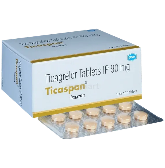 ticaspan 90mg tablet 10's